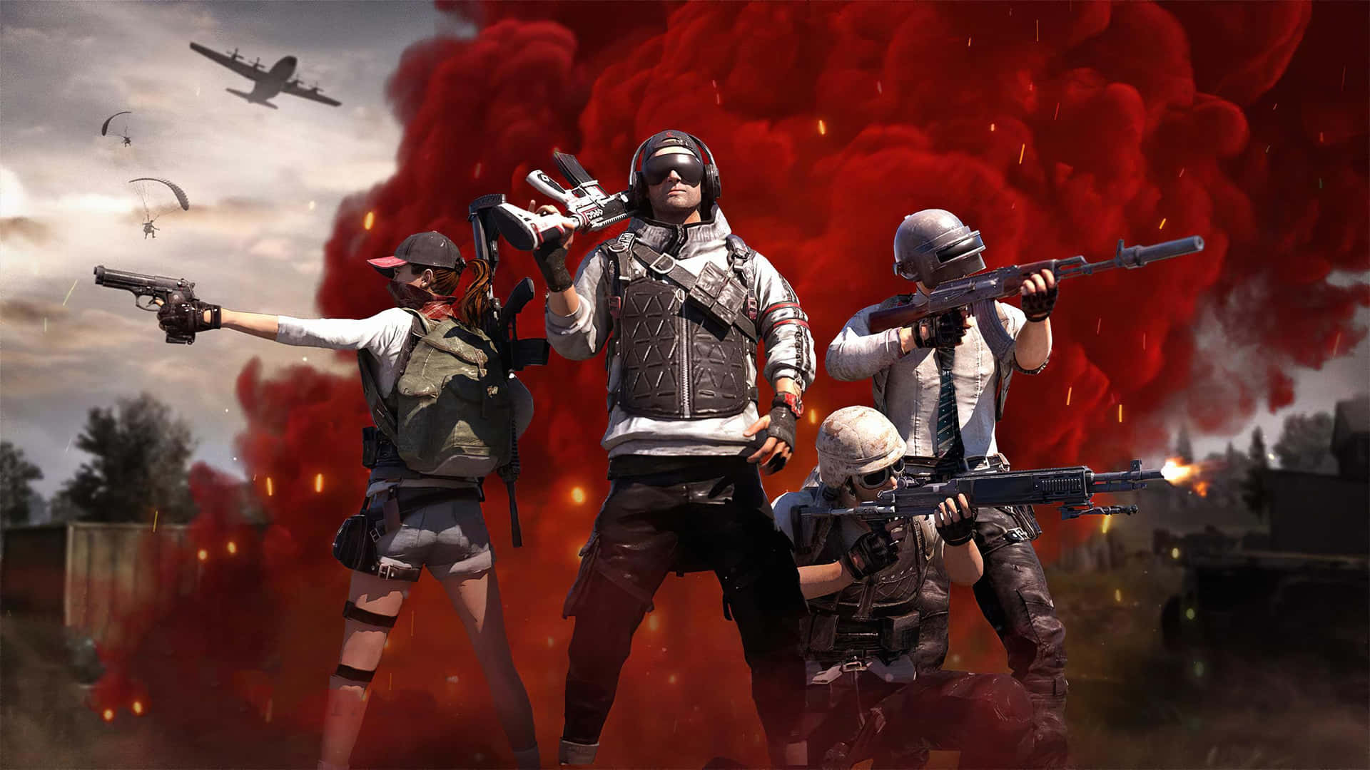 Engage in an Epic Battle with PUBG Banner Background