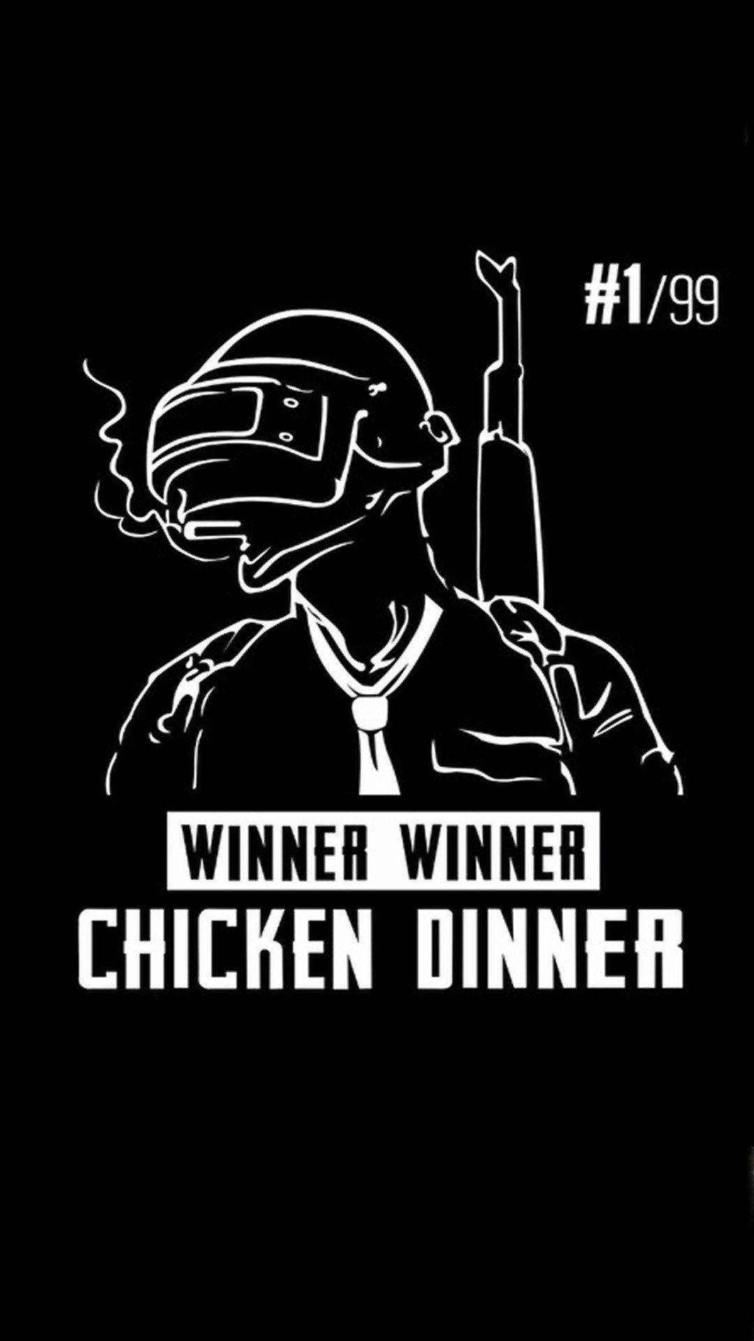 Pubg Black Background With Character Wallpaper