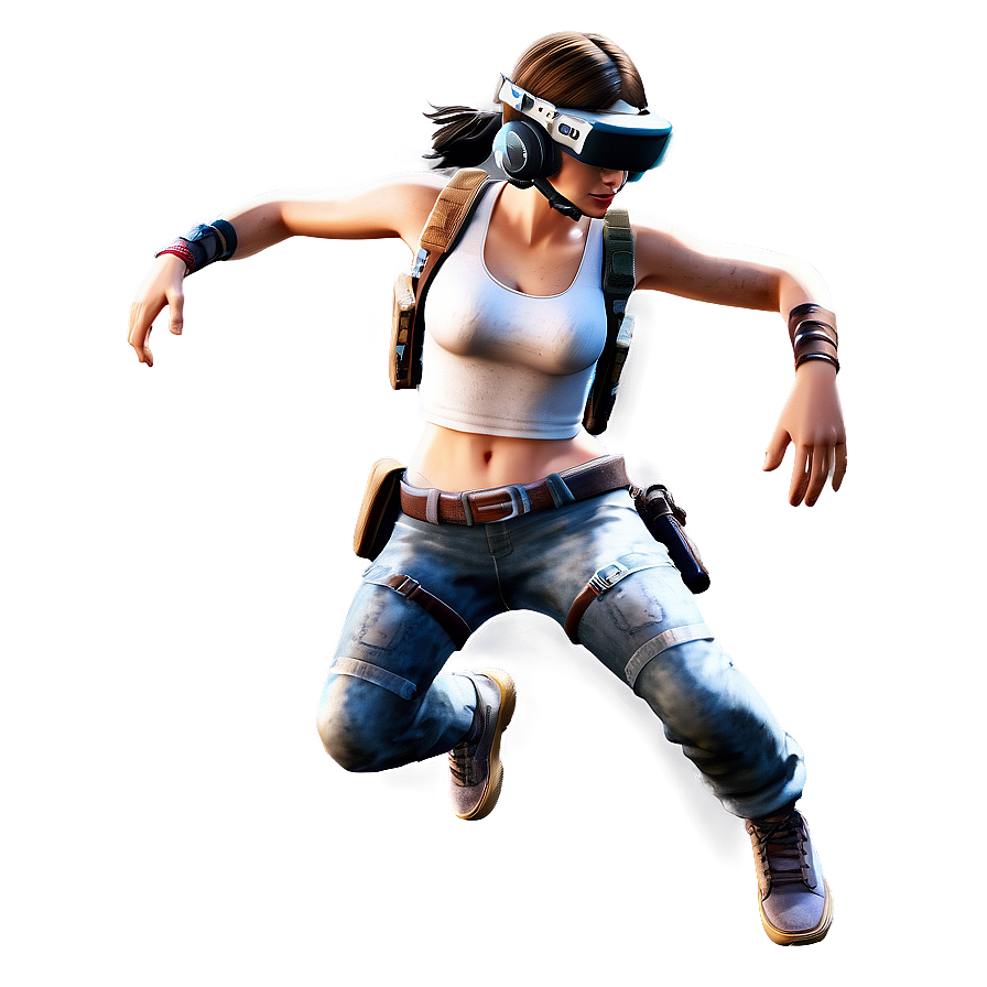 Pubg Character Jumping Png 06262024 PNG