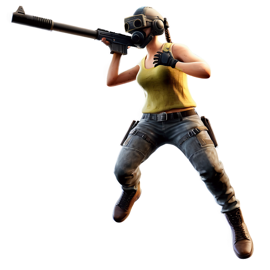 Pubg Character Jumping Png Vtu PNG