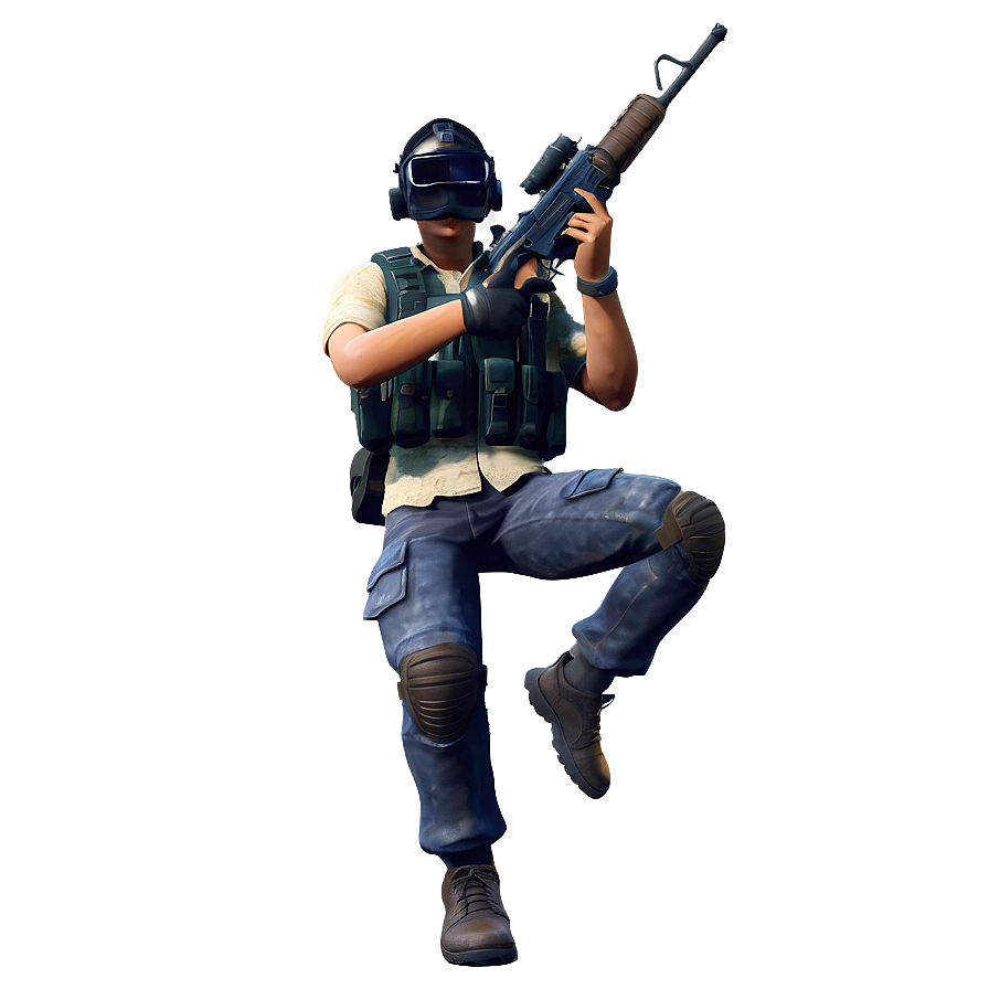 Pubg Character On Alert Png Cdu PNG