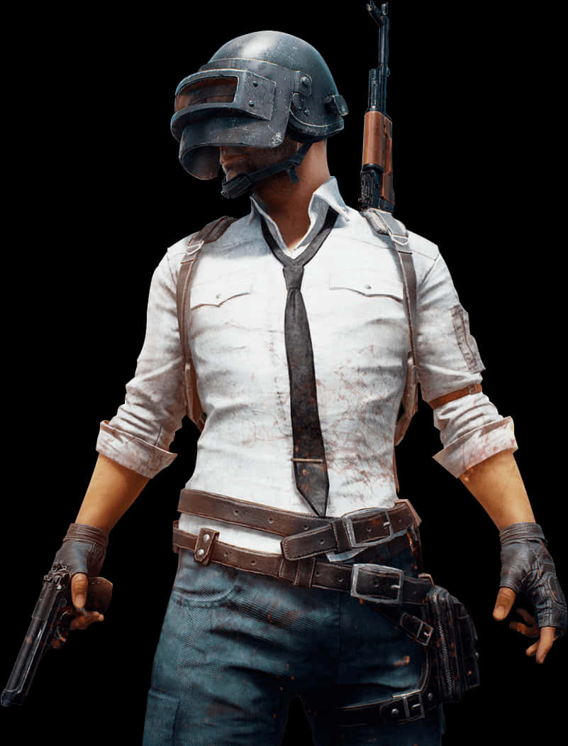 Pubg Character Ready For Battle PNG