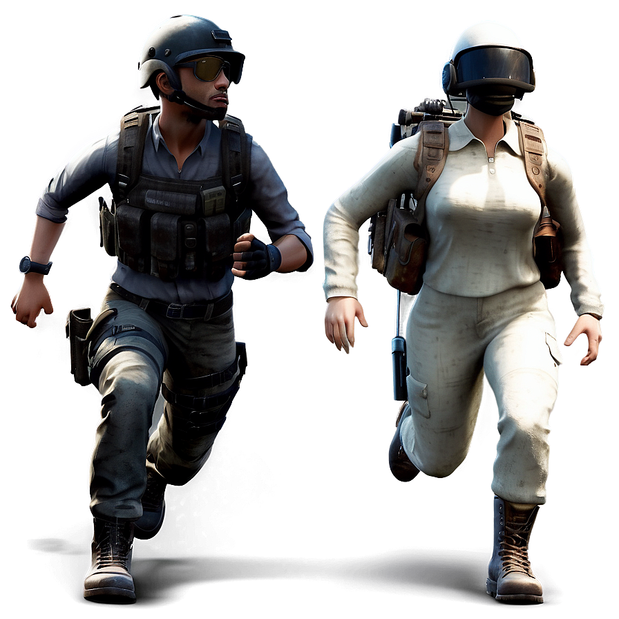 Pubg Character Running Png 24 PNG