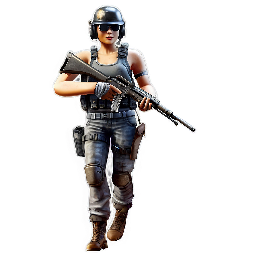 Pubg Character With Chicken Dinner Png 77 PNG