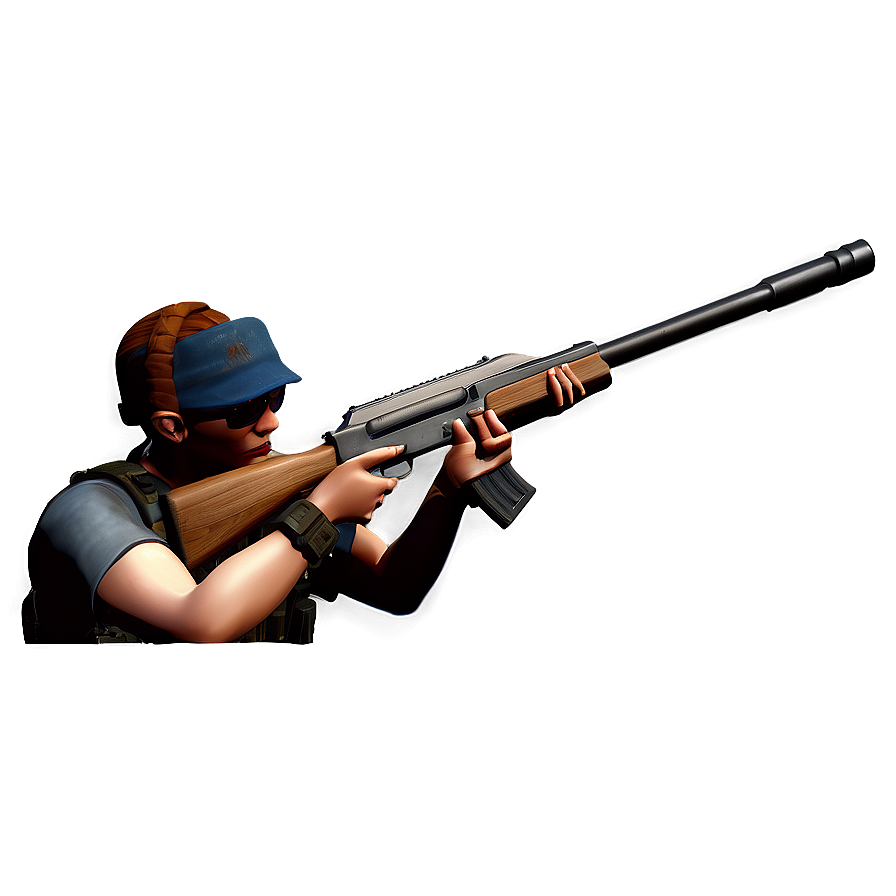 Pubg Character With M24 Sniper Png 83 PNG