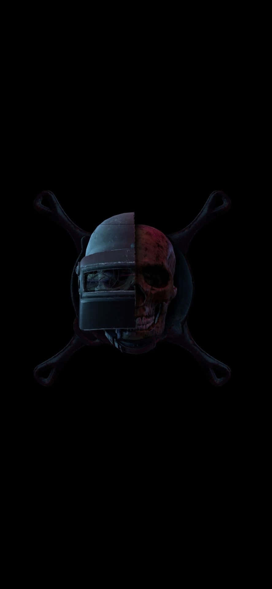 Pubg Conqueror Skulland Helmet Wallpaper