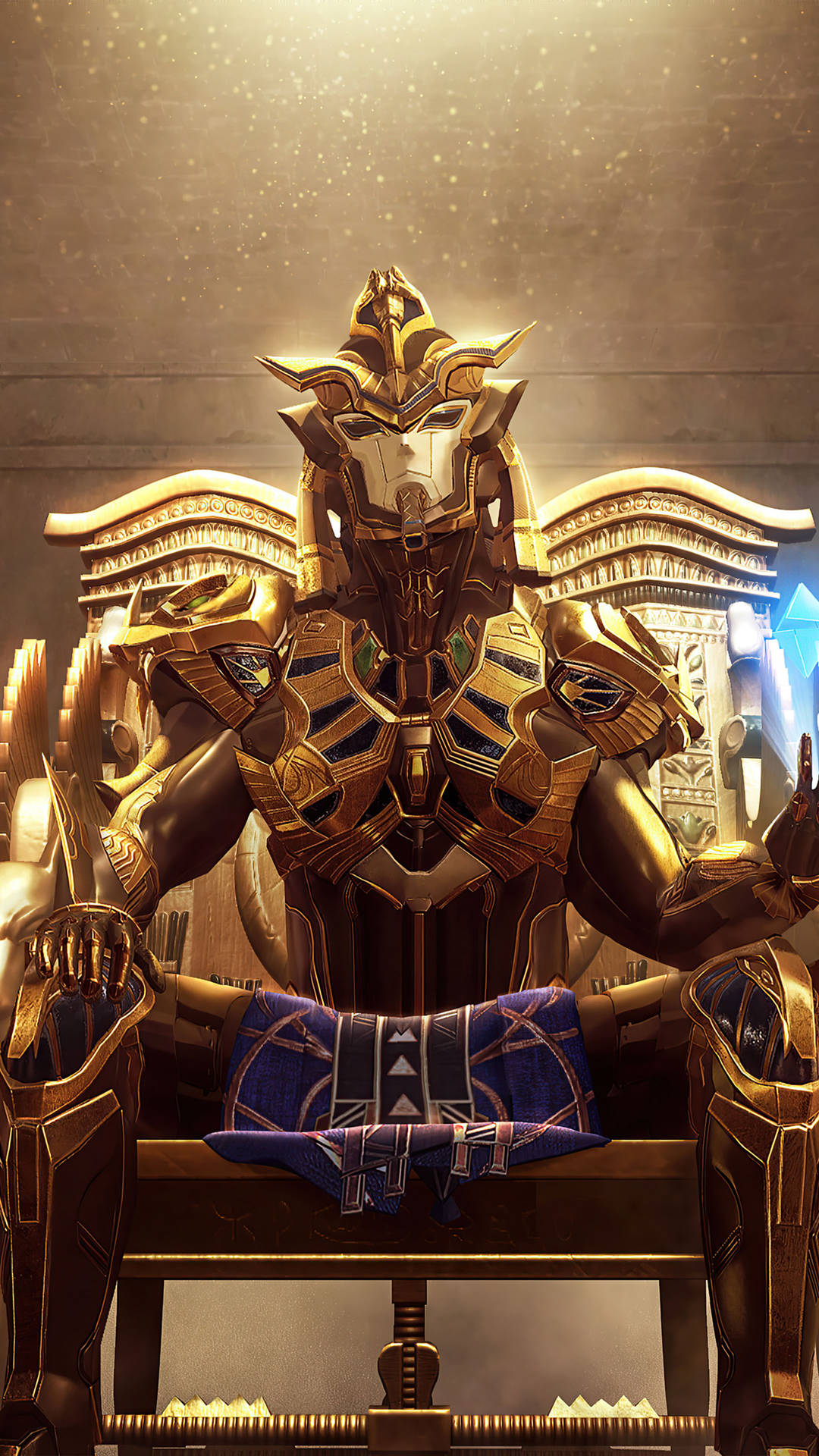 PUBG Golden Pharaoh X Suit 4k Wallpaper