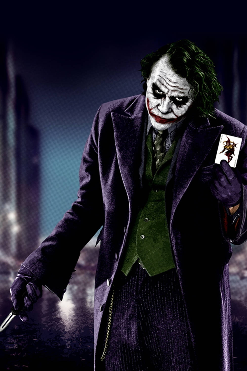 Skrattahögt Med The Joker I Pubg På Ditt Dataskrivbord Eller Mobilskärm. Wallpaper