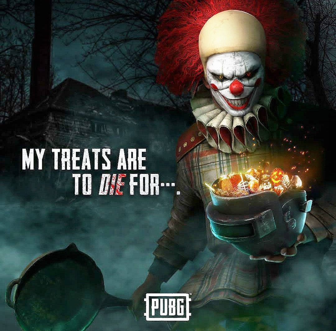 Pubg Joker Halloween Candy Wallpaper