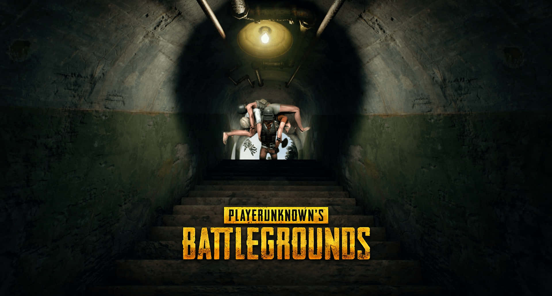 The official logo of the popular video game, PUBG.