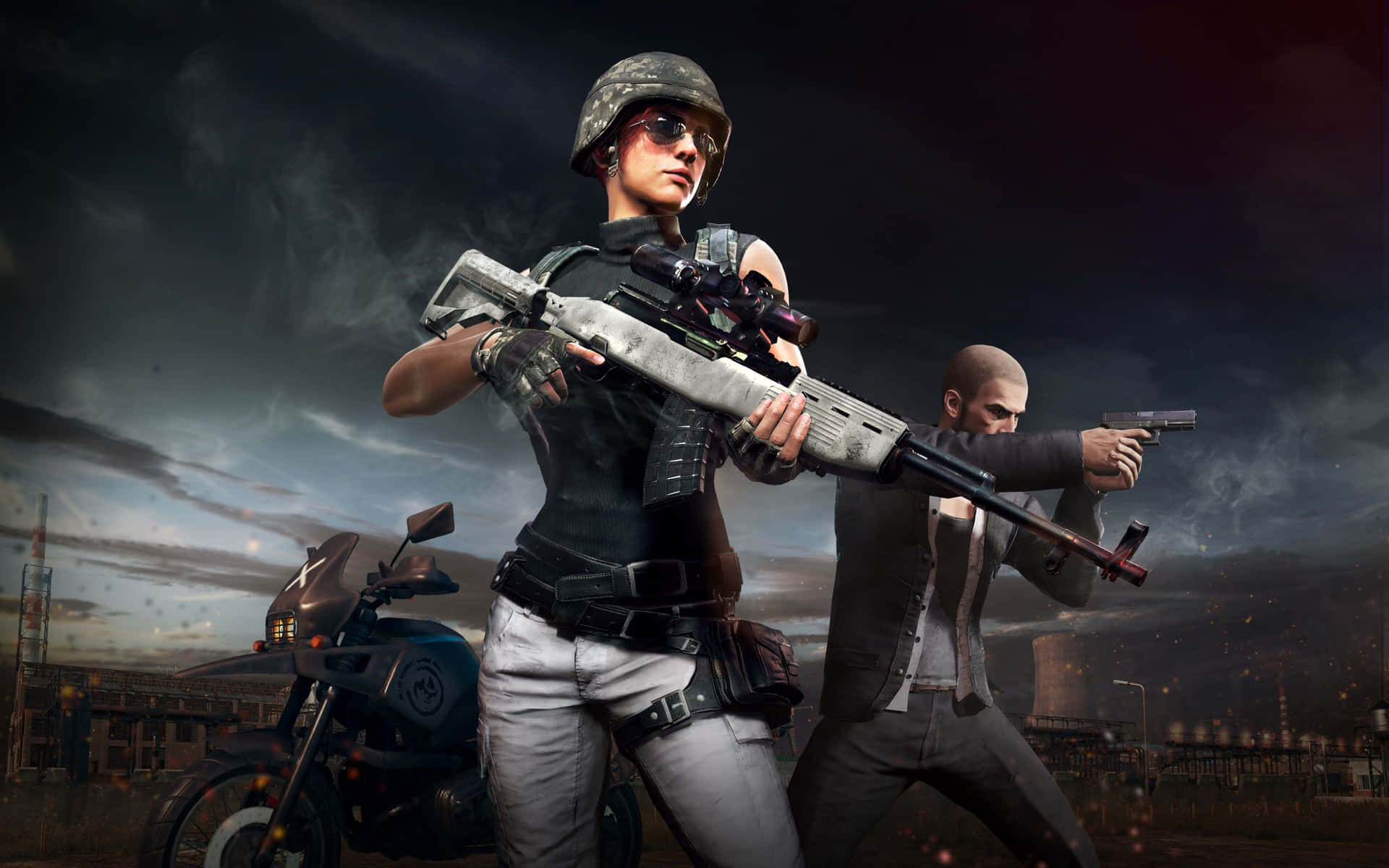 Pubg New State Armed Woman Wallpaper