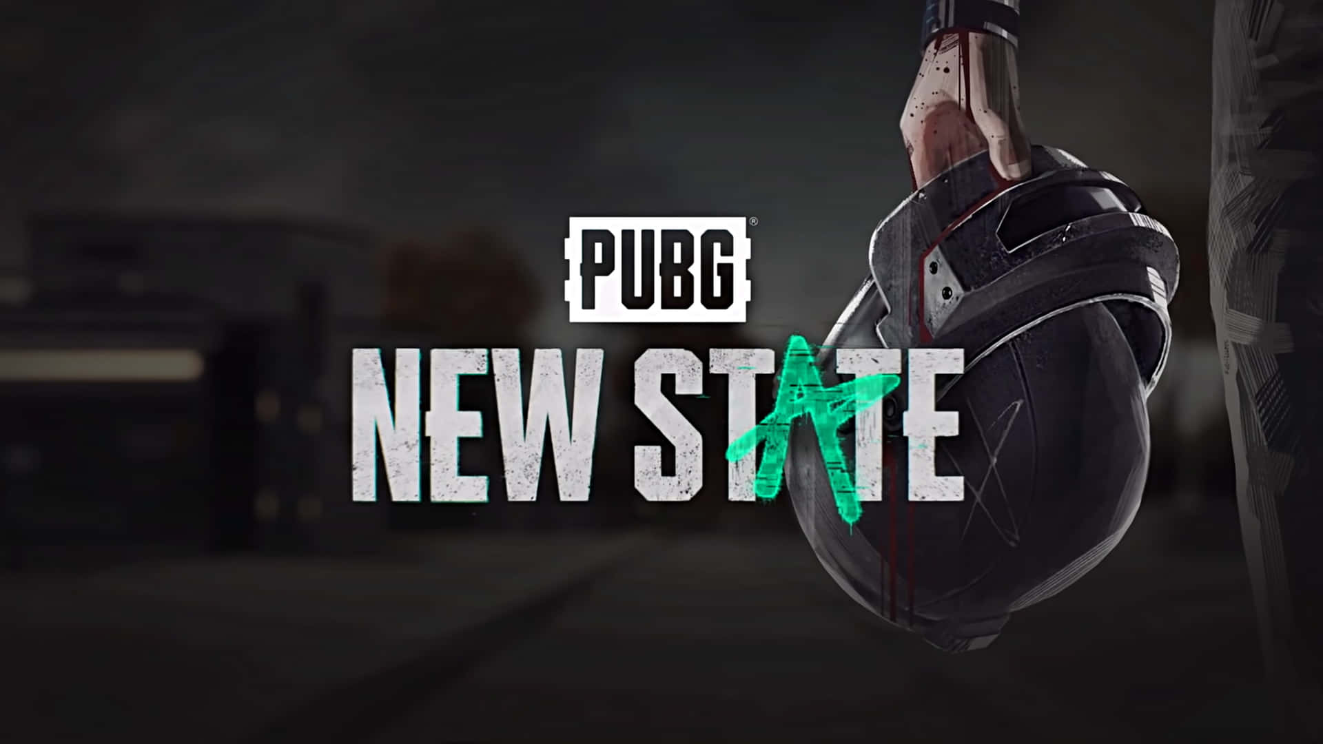 Pubgnew State Sosteniendo Un Casco Fondo de pantalla