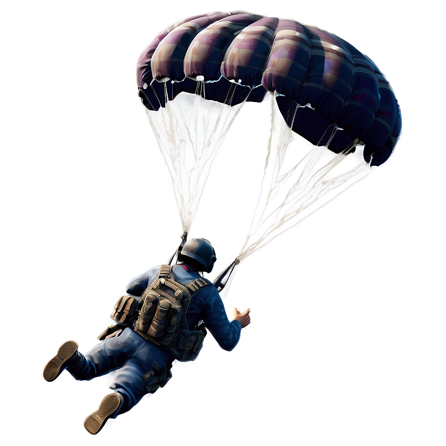 Pubg Parachuting Player Png 06202024 PNG