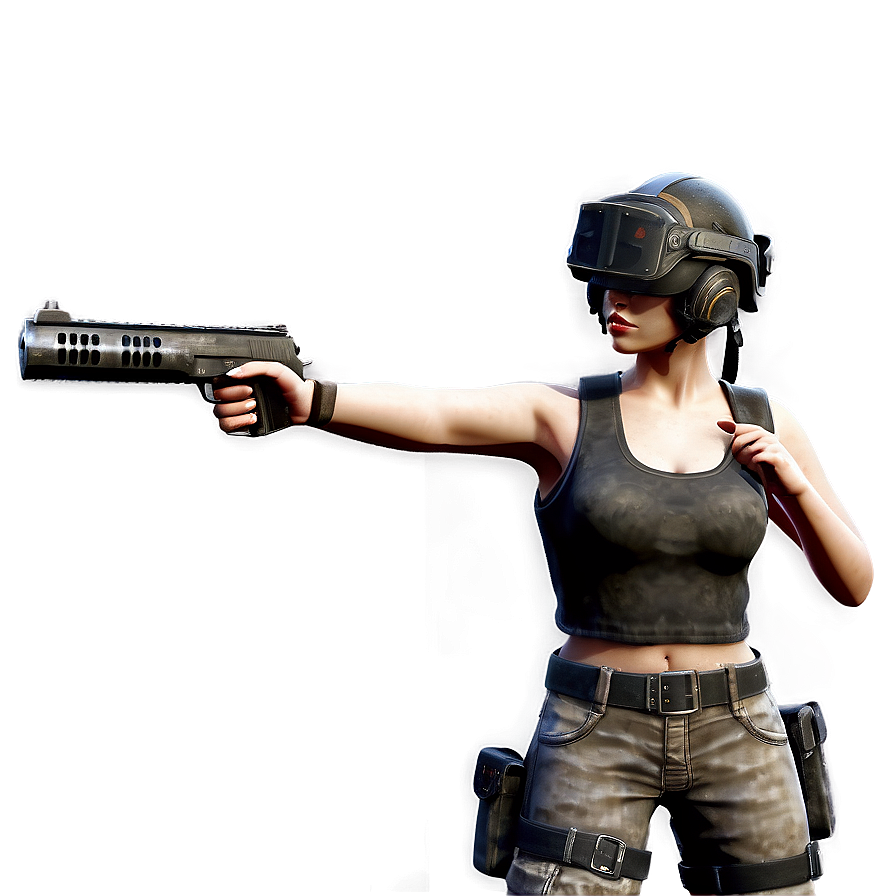 Pubg Player In Combat Pose Png 06262024 PNG