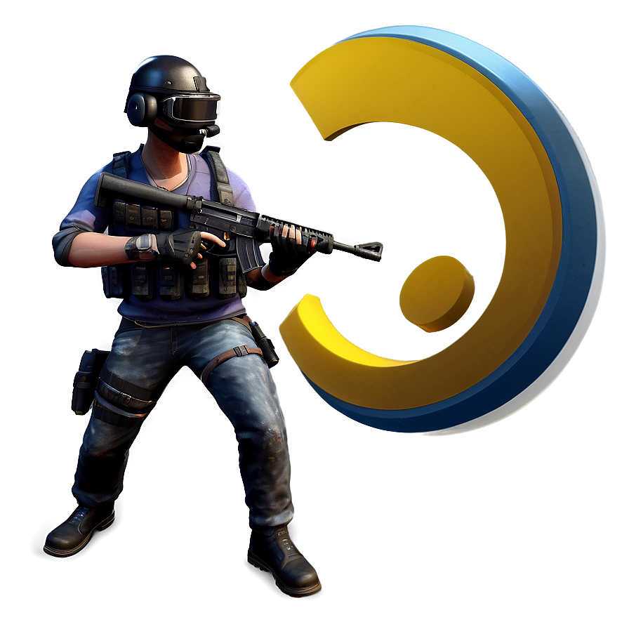 Pubg Player In Combat Pose Png 06262024 PNG