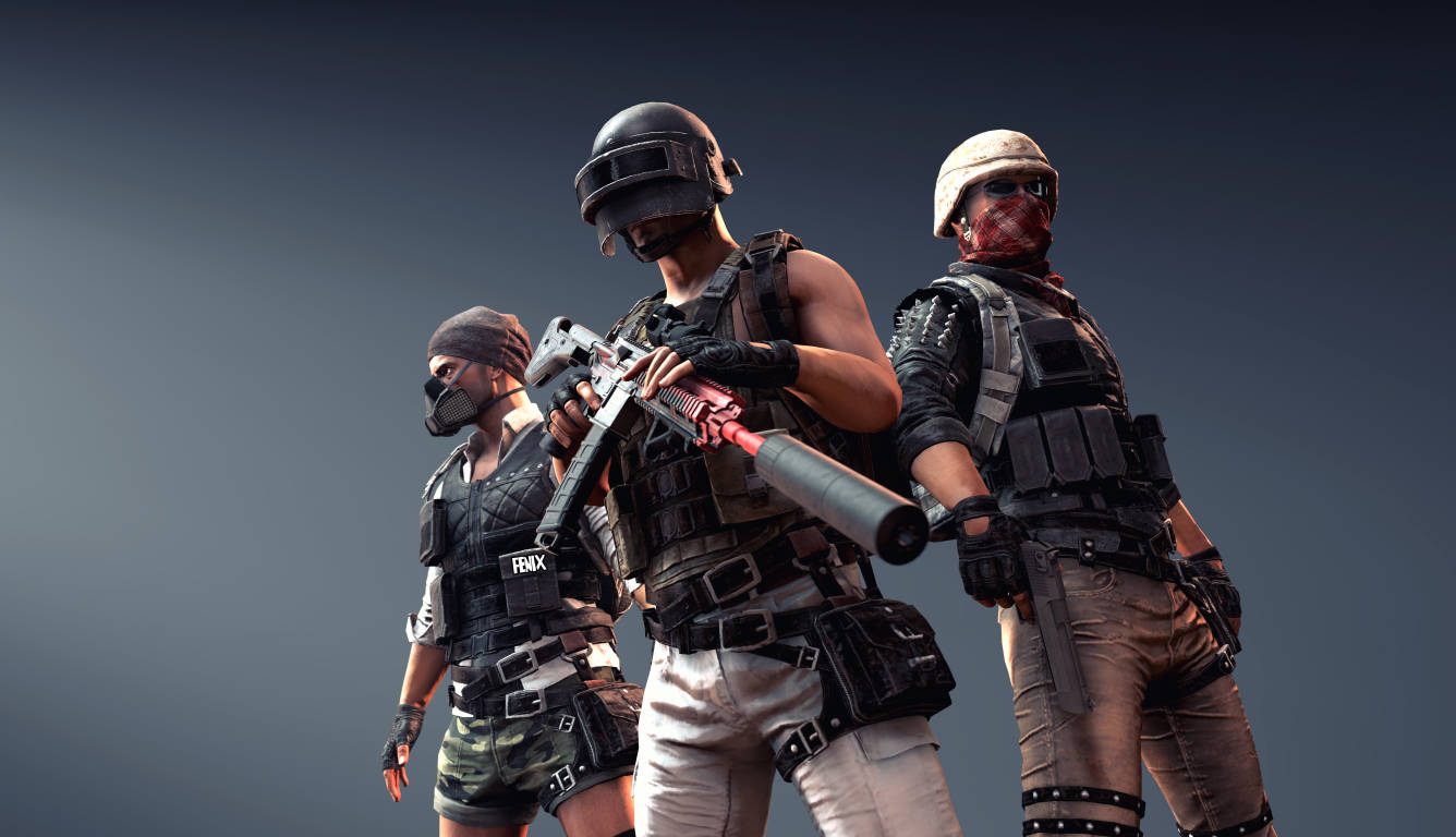 PUBG's Victor With Carlo And Andy 1366x768 Wallpaper