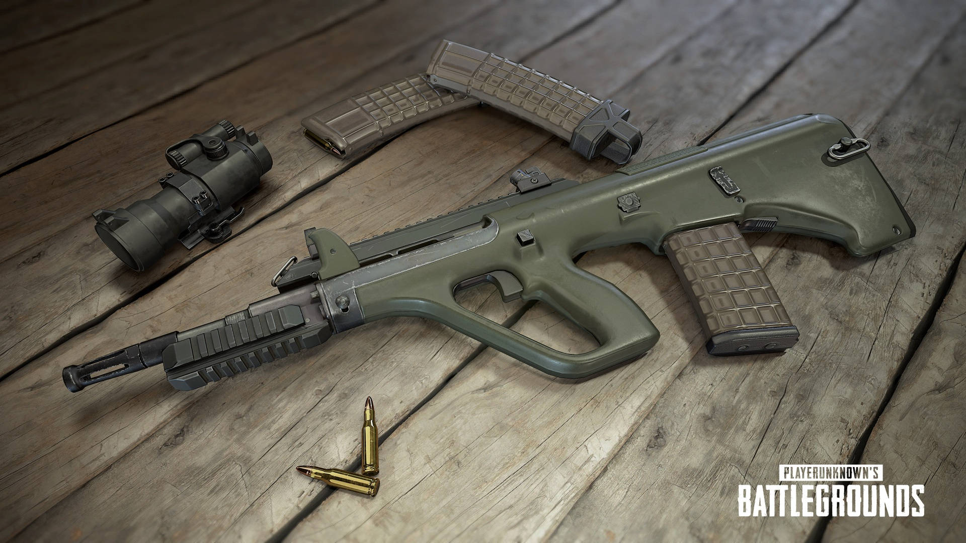 Pubg Thumbnail Gun With Ammo Wallpaper