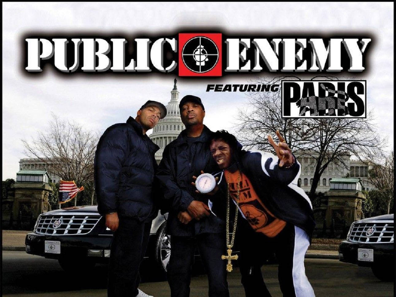 Public Enemy med Paris - Bring tha Noize Wallpaper