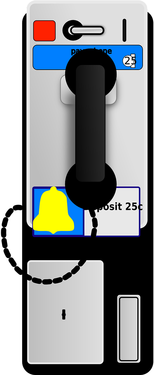 Public Payphone Clipart PNG