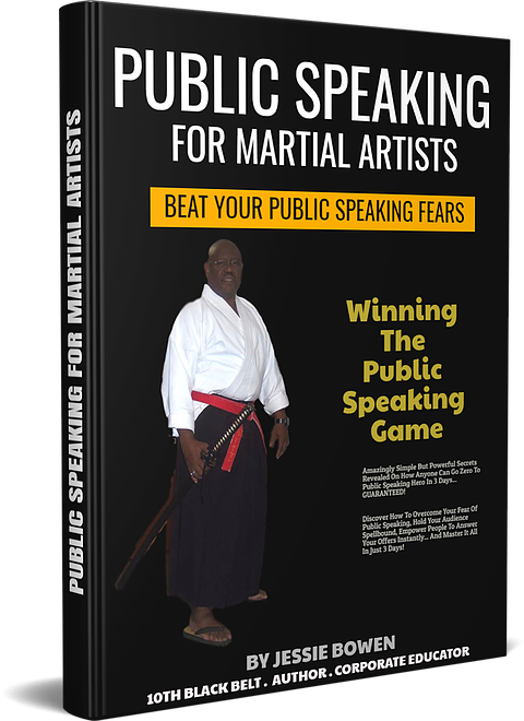 Public Speakingfor Martial Artists Book Cover PNG