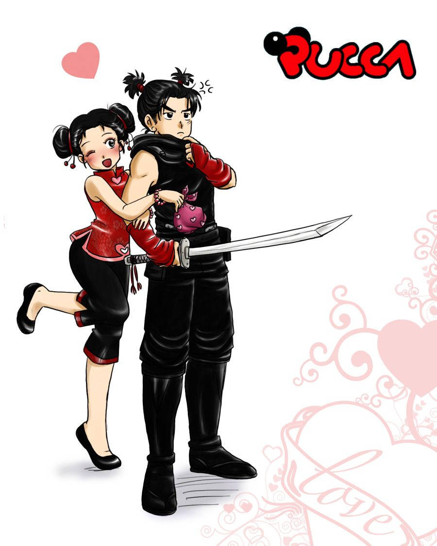 Love couple, kids and pucca and garu anime #1416135 on animesher.com