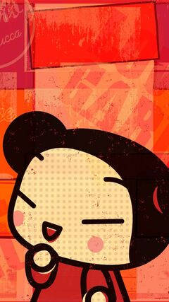 Pucca Red Aesthetic Background