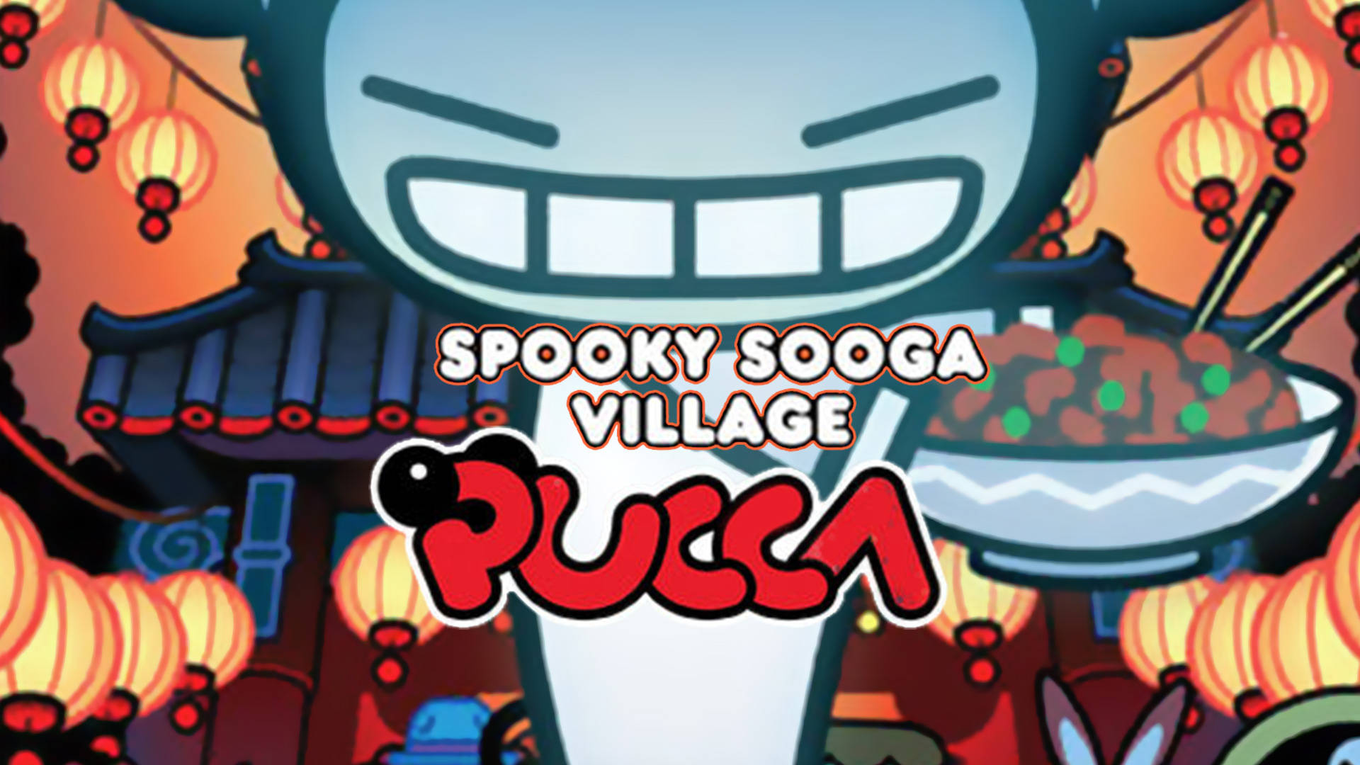 Pucca Spooky Sooga Village Game Wallpaper