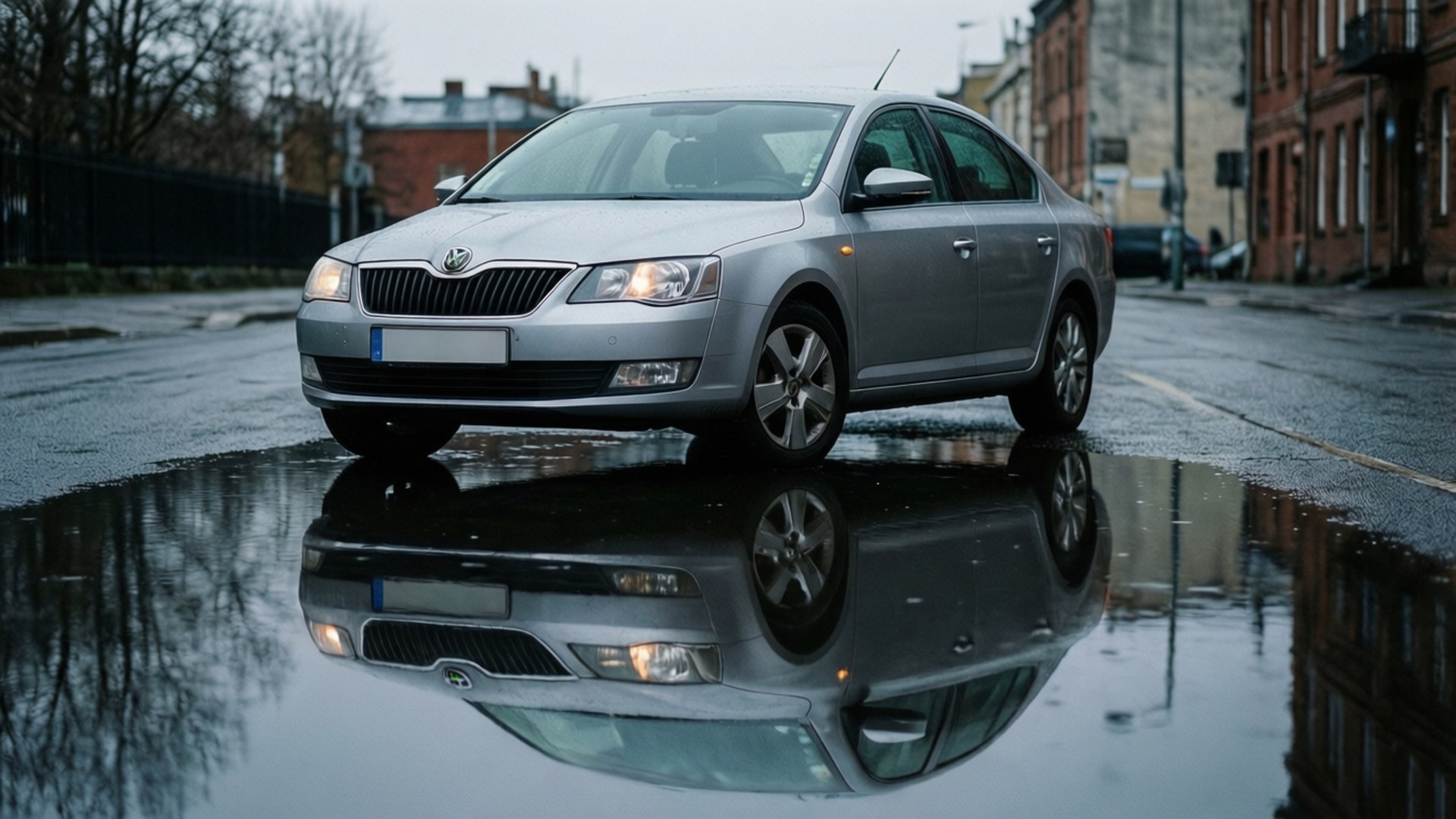 Reflet dans la Flaque Octavia Fonds d'écran