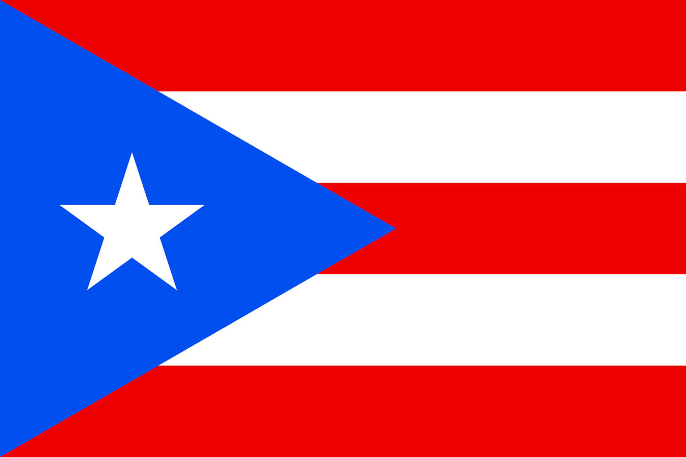 Puerto Rican Flag Minimalistisk Illustration Wallpaper