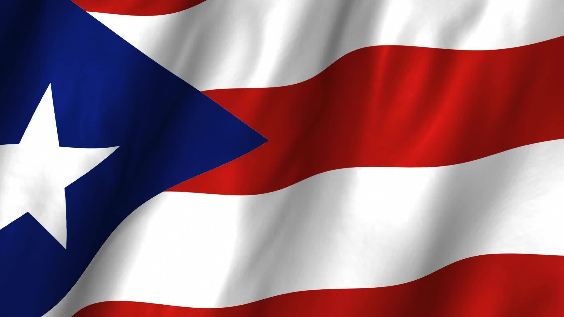 Puerto Rican Flag Waves Of Colors Wallpaper