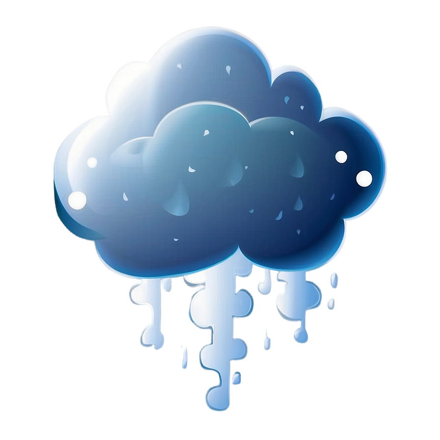 Puffy Cloud Vector Png 06262024 PNG