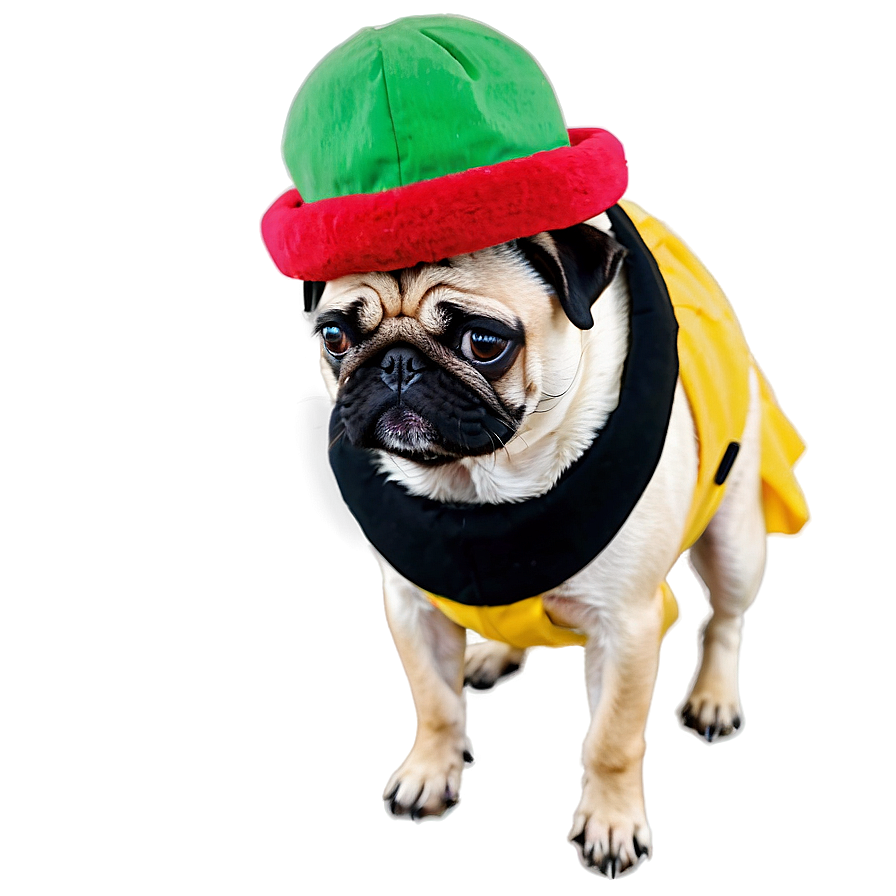 Download Pug In Costume Png Inj43 | Wallpapers.com