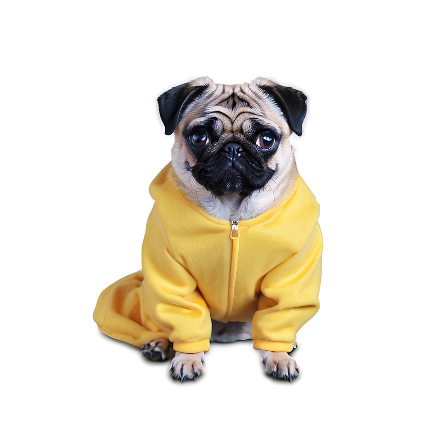 Download Pug In Costume Png Vil | Wallpapers.com