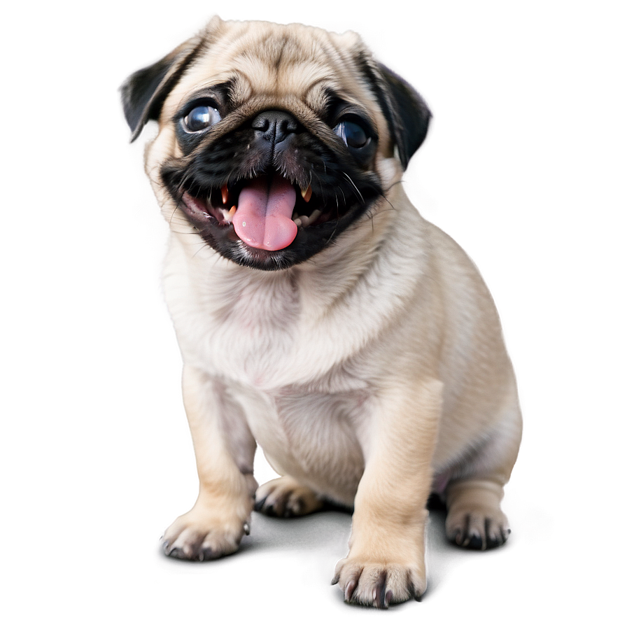 Download Pug Puppy Yawn Png Mhq62 | Wallpapers.com