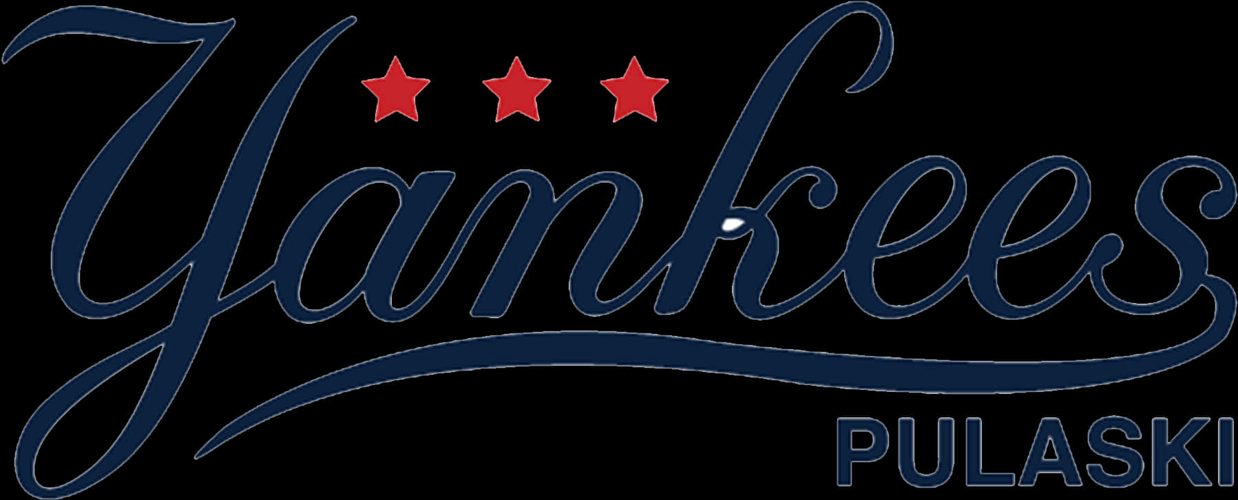 Pulaski Yankees Logowith Stars PNG