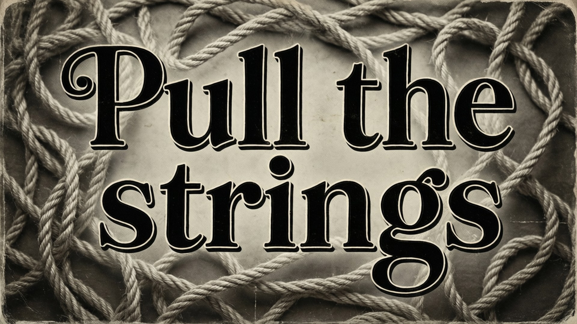 Citação Pull the Strings Papéis de Parede