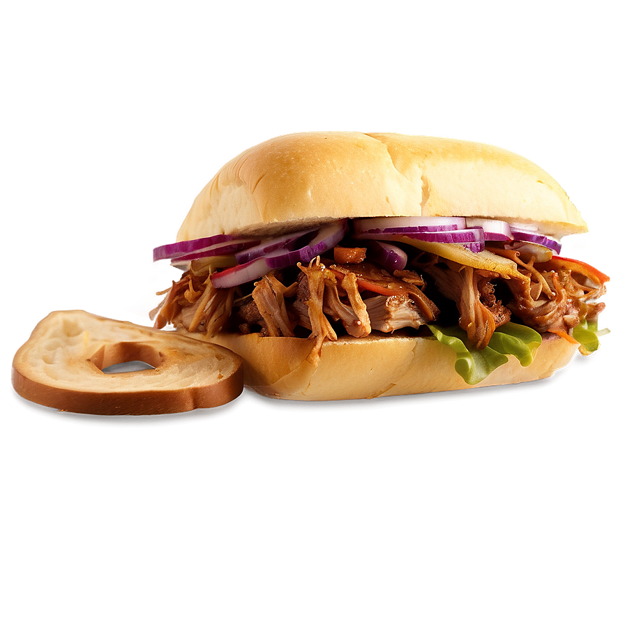 Pulled Pork Sandwich Png Yci PNG