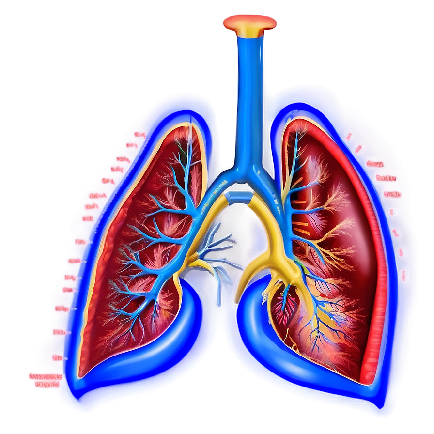 Pulmonary System Chart Png 80 PNG