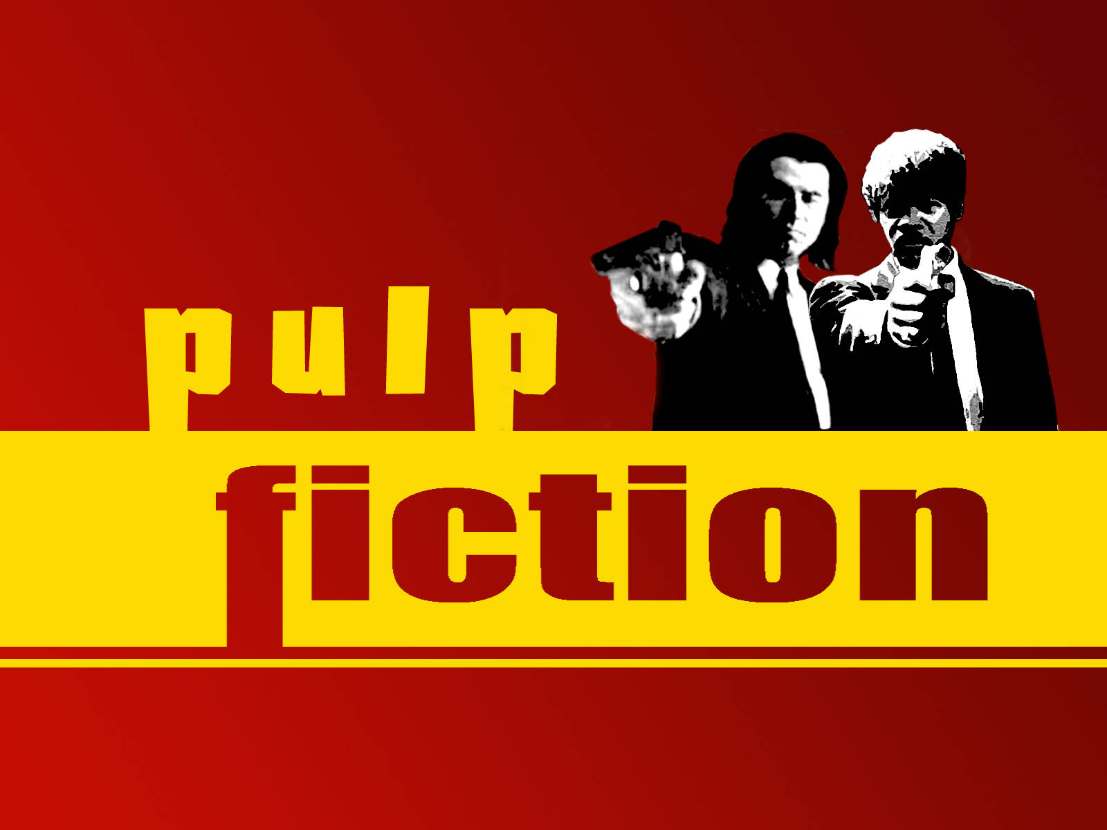 Pulp Fiction John Travolta Samuel L Jackson Wallpaper