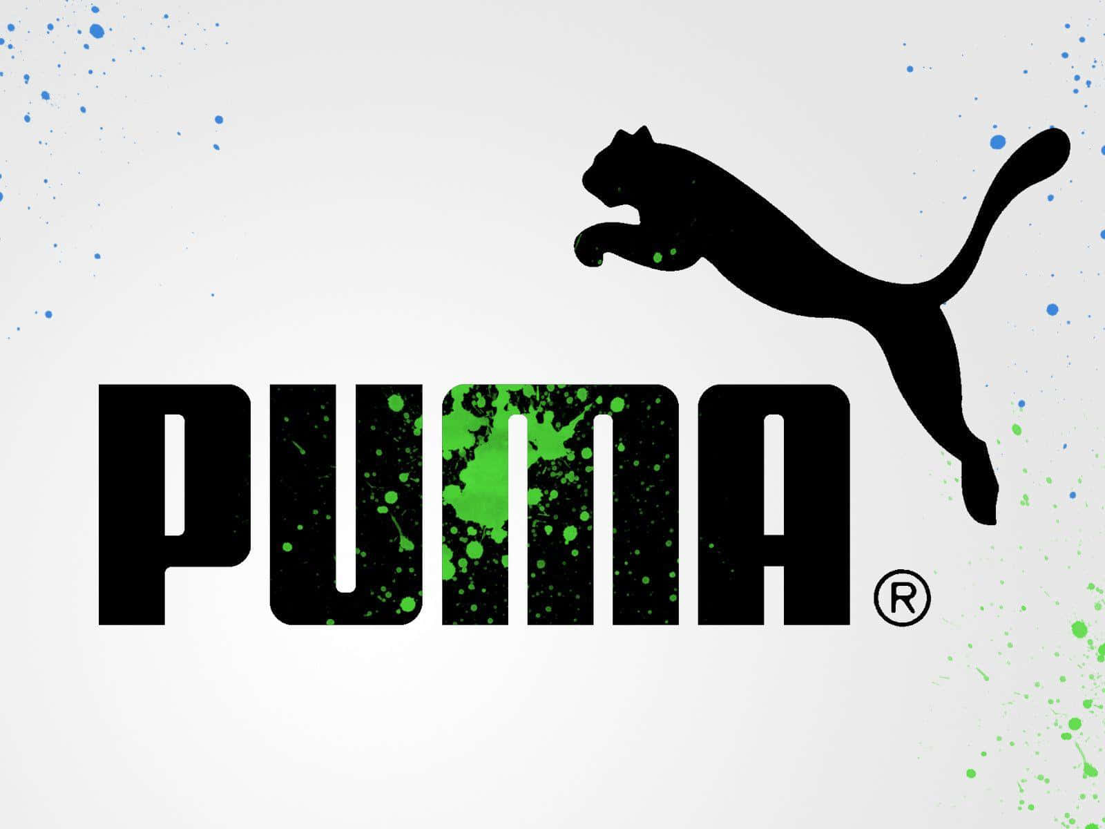 Billedeaf Puma-logo På Hvid Baggrund.