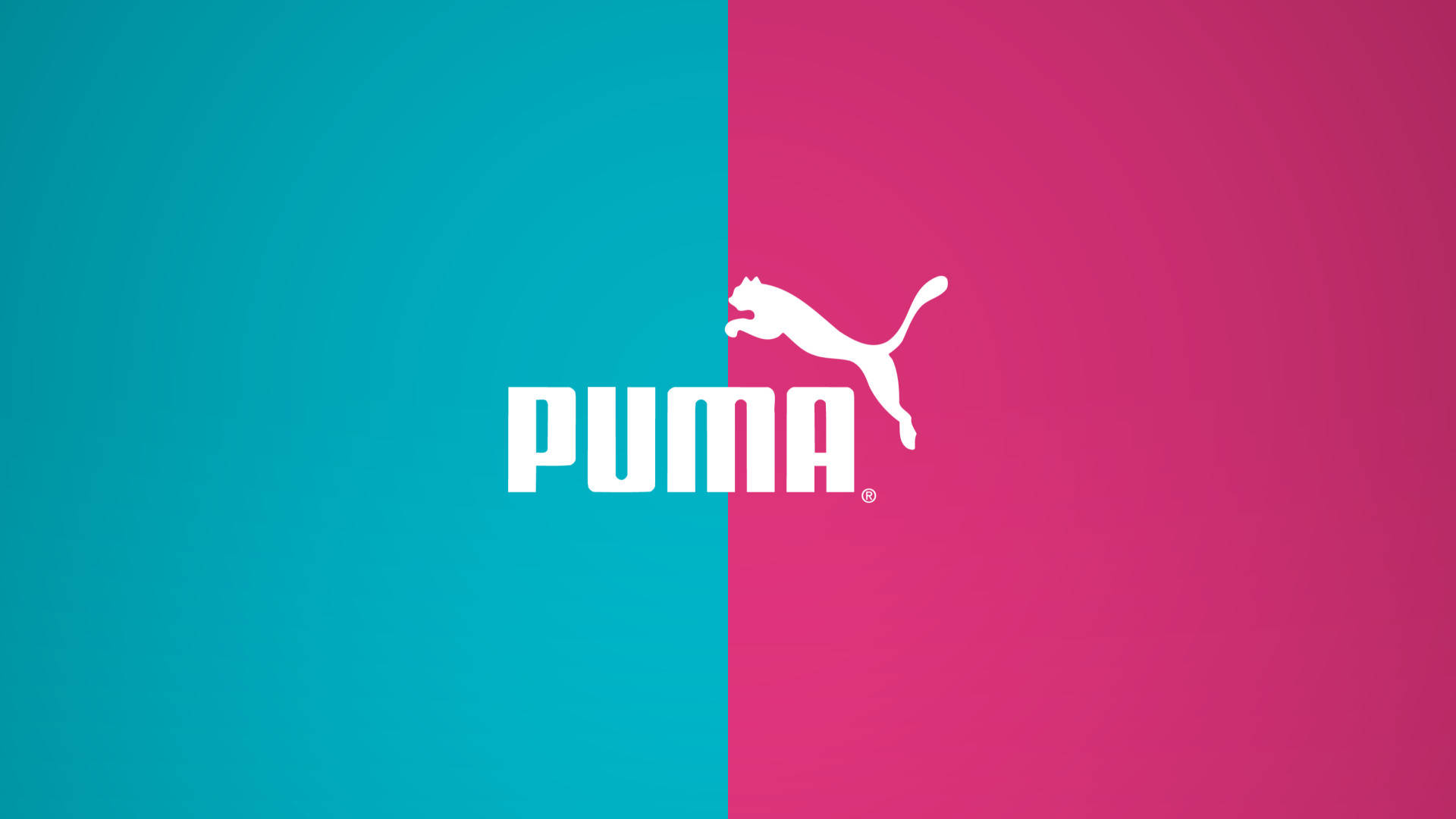 Puma Blå Og Pink Wallpaper