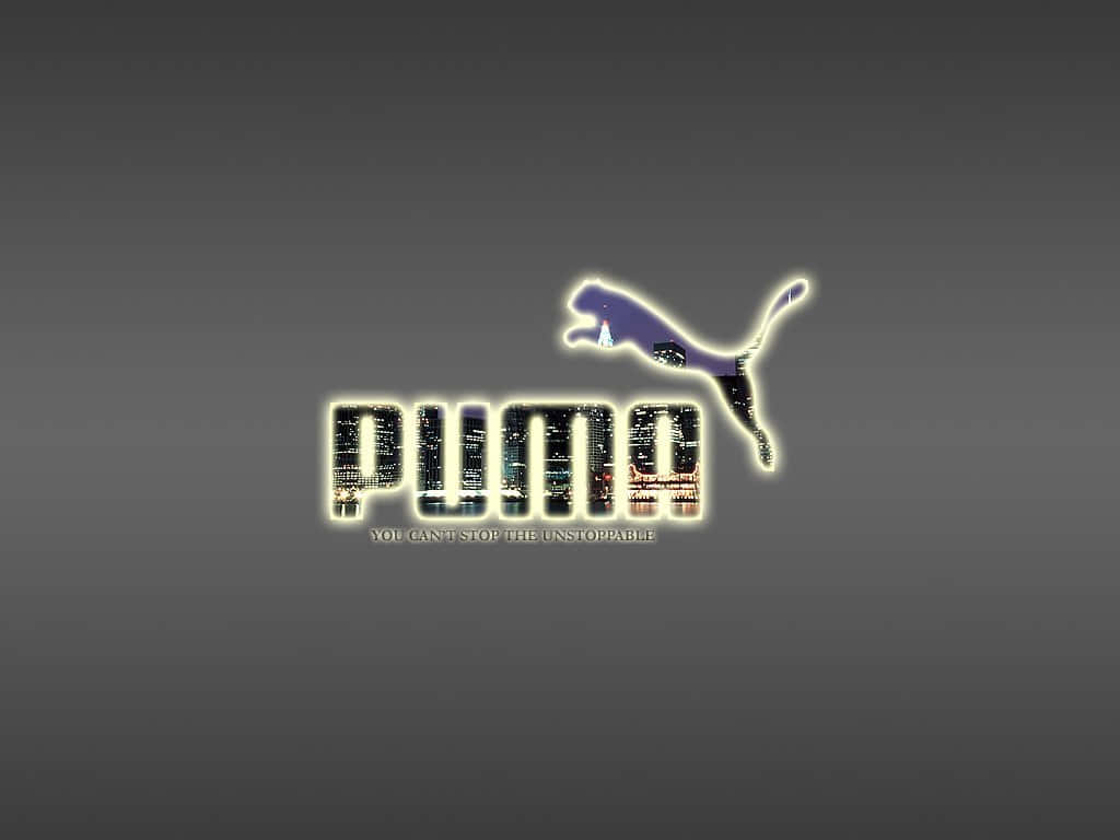Puma Logo Unstoppable Slogan Wallpaper