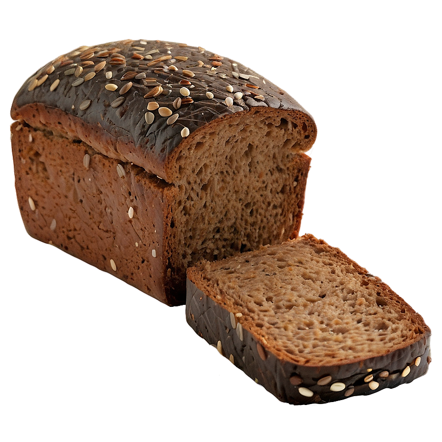 Pumpernickel Bread Slice Png 06132024 PNG