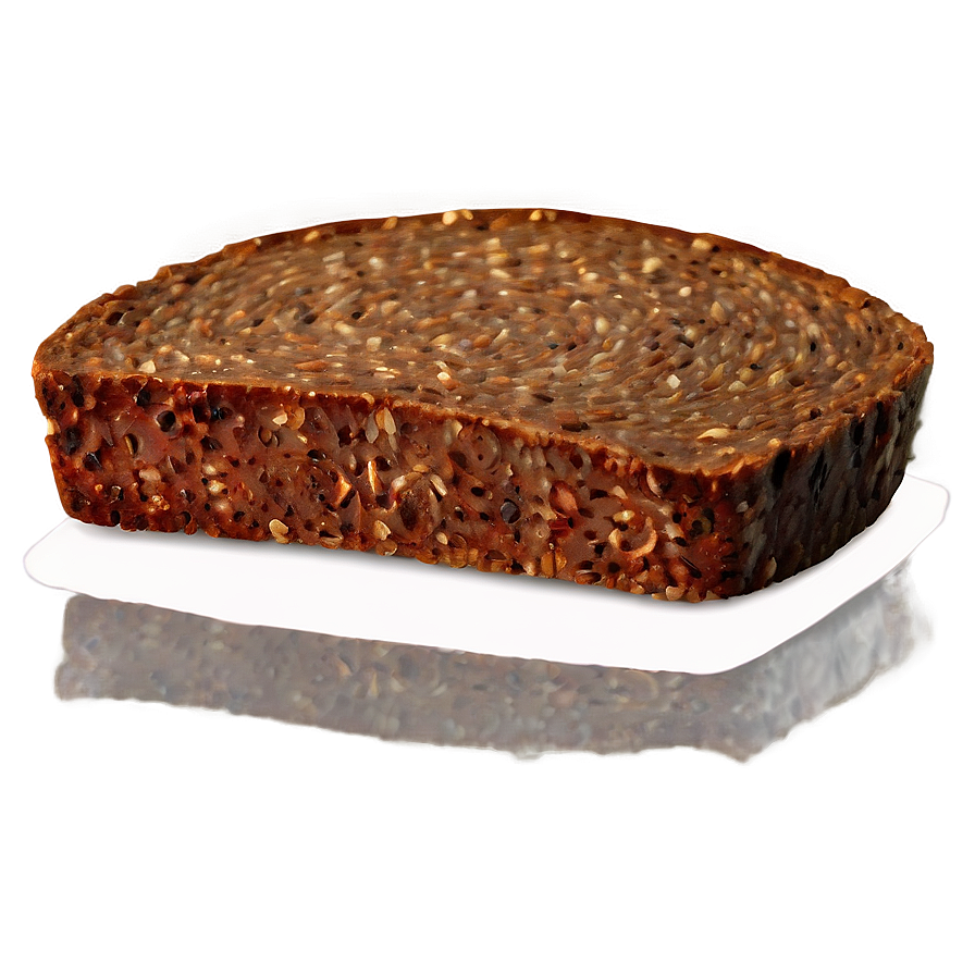 Pumpernickel Bread Slice Png 30 PNG