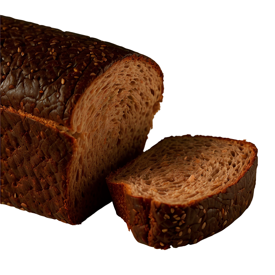 Pumpernickel Bread Slice Png 36 PNG