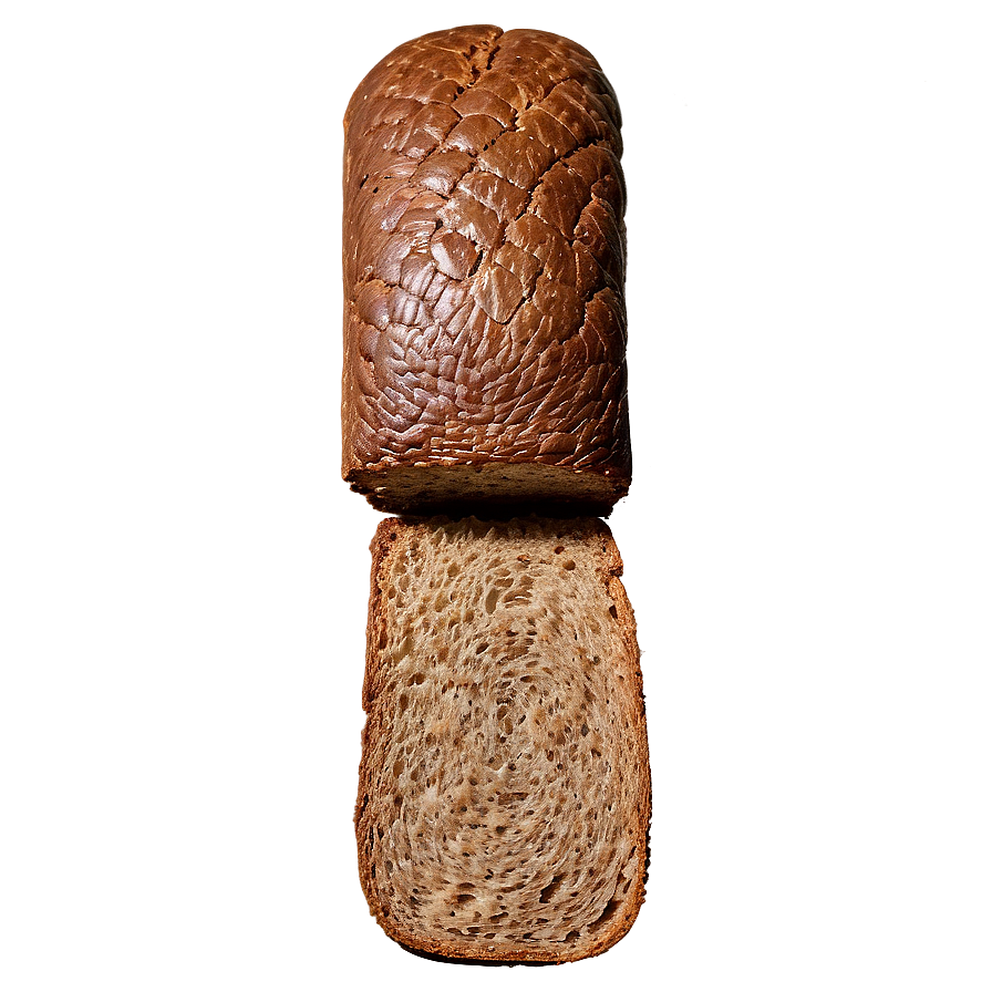 Pumpernickel Bread Slice Png Obw PNG