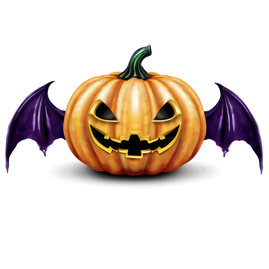 Download Pumpkin And Bats Png 04292024 | Wallpapers.com