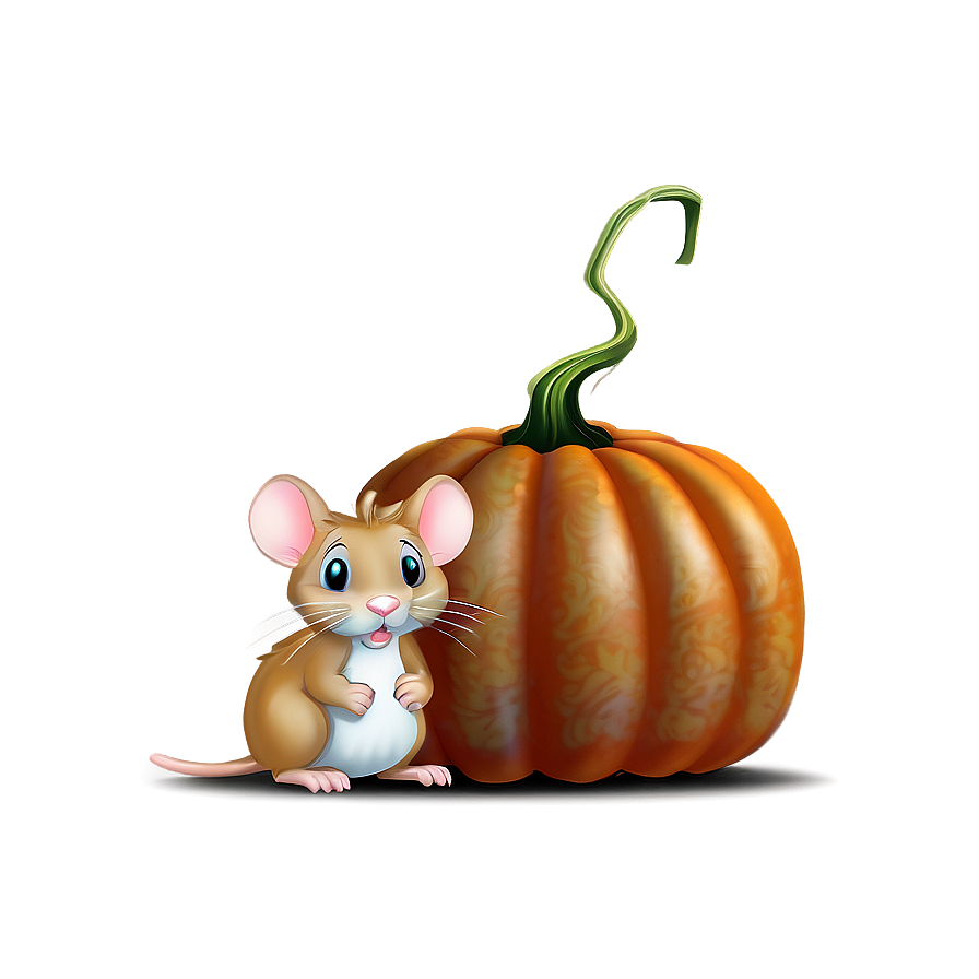 Pumpkin And Mouse Png Whv PNG