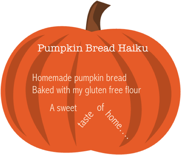 Pumpkin Bread Haiku PNG