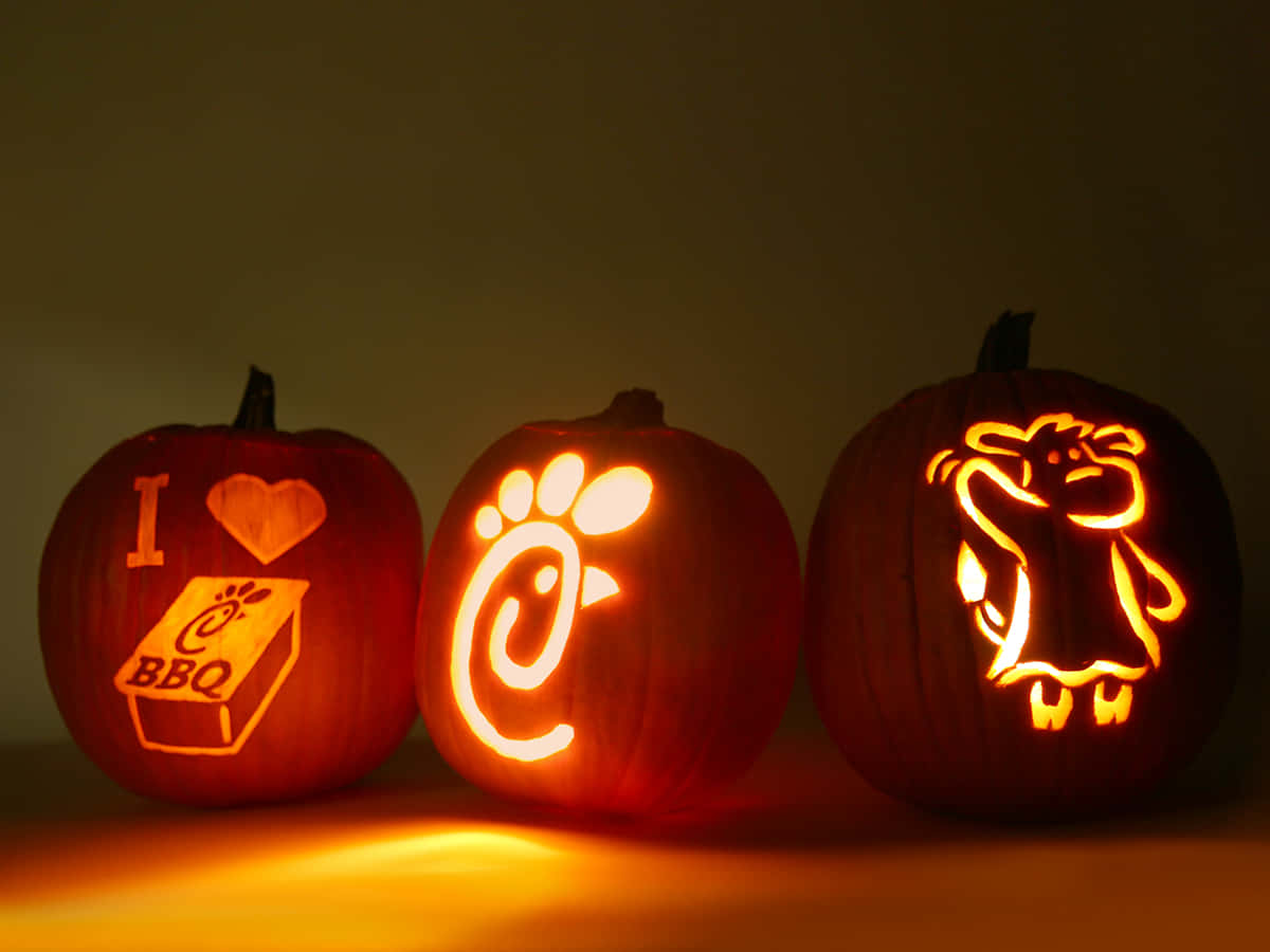 Pumpkin Carving With Lights Pictures